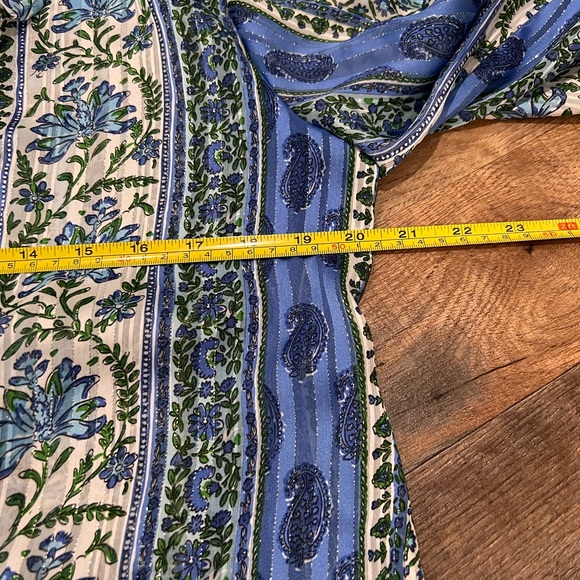 Brand new Flowy Zara top! Gorgeous blue! - Picture 7 of 8